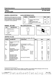 BT139X-600E datasheet pdf Philips
