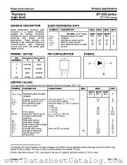 BT150S-800R datasheet pdf Philips