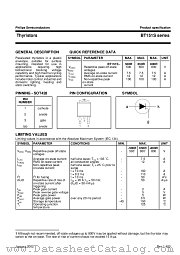 BT151S-800R datasheet pdf Philips