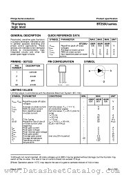 BT258U-500R datasheet pdf Philips