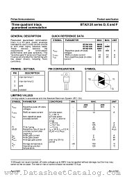 BTA212X-600F datasheet pdf Philips