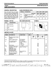 BTA216B-500B datasheet pdf Philips