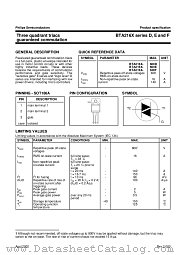 BTA216X-600E datasheet pdf Philips