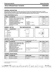BU2522DF datasheet pdf Philips