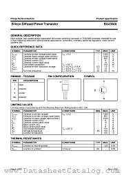 BUJ304A datasheet pdf Philips