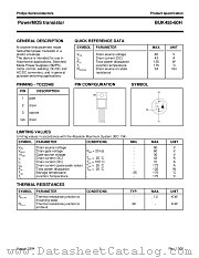 BUK455-60H datasheet pdf Philips