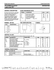 BUK562-60A datasheet pdf Philips