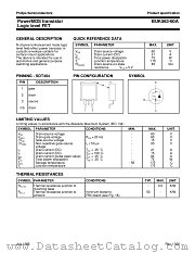 BUK563-60A datasheet pdf Philips