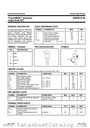 BUK9518-55 datasheet pdf Philips