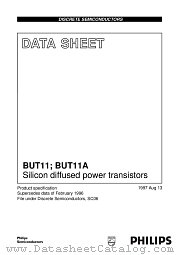 BUT11 datasheet pdf Philips