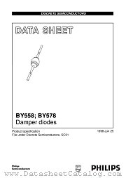 BY558 datasheet pdf Philips