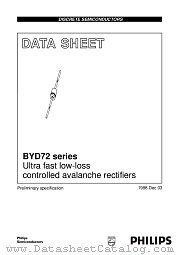BYD72E datasheet pdf Philips