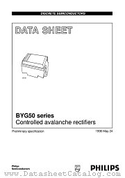 BYG50D datasheet pdf Philips