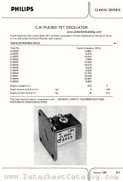 CL8043 datasheet pdf Philips