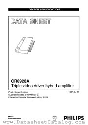 CR6928A datasheet pdf Philips