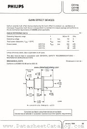 CXY11C datasheet pdf Philips