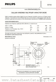 CXY12 datasheet pdf Philips