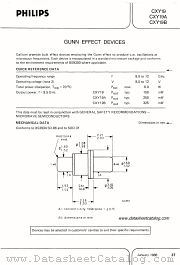 CXY19B datasheet pdf Philips