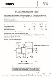 CXY22A datasheet pdf Philips