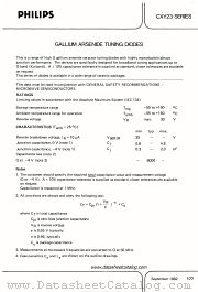 CXY23 datasheet pdf Philips