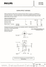 CXY24B datasheet pdf Philips