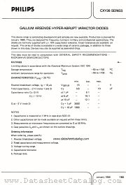 CXY26 datasheet pdf Philips