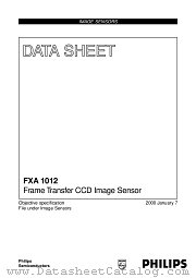 FXA1012 datasheet pdf Philips
