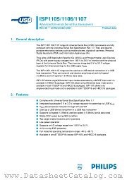 ISP1106 datasheet pdf Philips