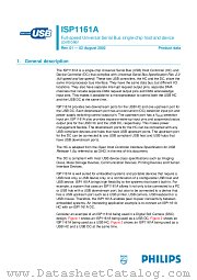 ISP1161ABD datasheet pdf Philips