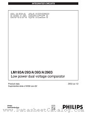 LM193A datasheet pdf Philips