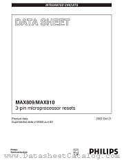 MAX810 datasheet pdf Philips