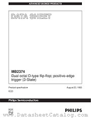 MB2374BB datasheet pdf Philips