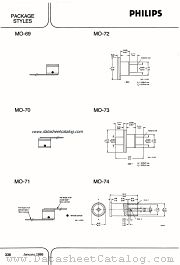 MO-74 datasheet pdf Philips