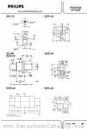 SOD-45 datasheet pdf Philips