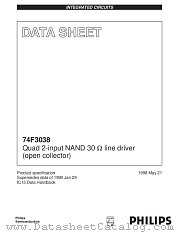 N74F3038N datasheet pdf Philips