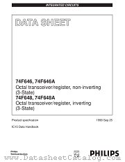 N74F648AD datasheet pdf Philips