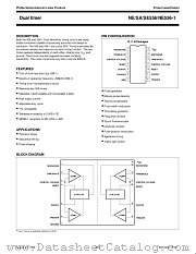 NE556-1 datasheet pdf Philips