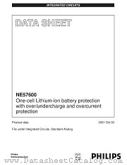 NE57600WD datasheet pdf Philips