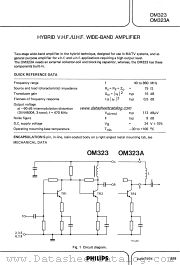 OM323 datasheet pdf Philips