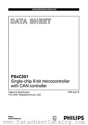 P83C591SFA datasheet pdf Philips