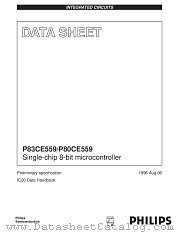 P83CE559 datasheet pdf Philips