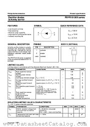 PBYR10100X datasheet pdf Philips