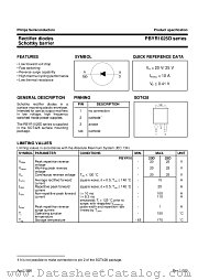 PBYR1025D datasheet pdf Philips