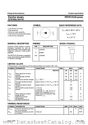 PBYR1080 datasheet pdf Philips