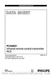 PCA8521BP datasheet pdf Philips