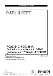 PCD3354AH datasheet pdf Philips