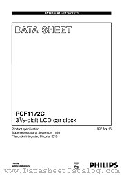 PCF1172C datasheet pdf Philips