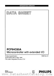 PCF84C85AT datasheet pdf Philips