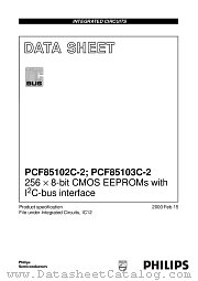 PCF85103C-2T datasheet pdf Philips
