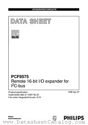 PCF8575 datasheet pdf Philips